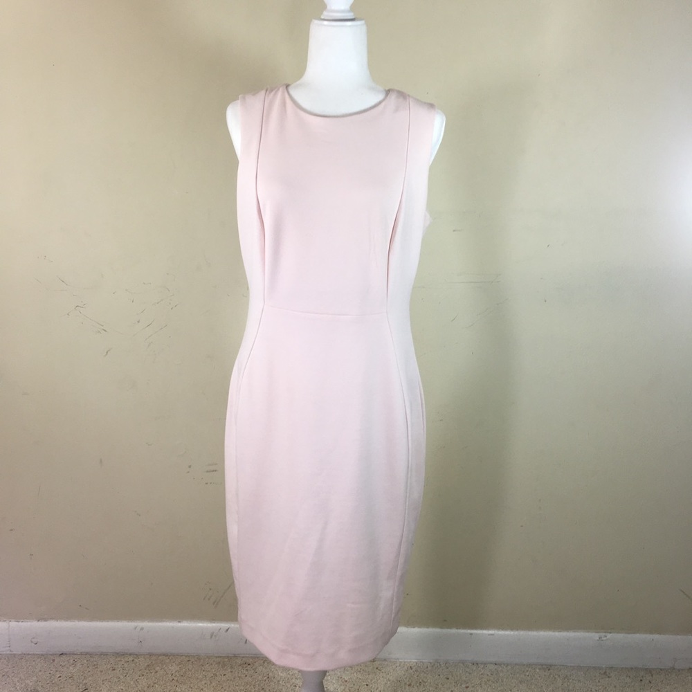 Calvin Klein sheath dress/powder pink